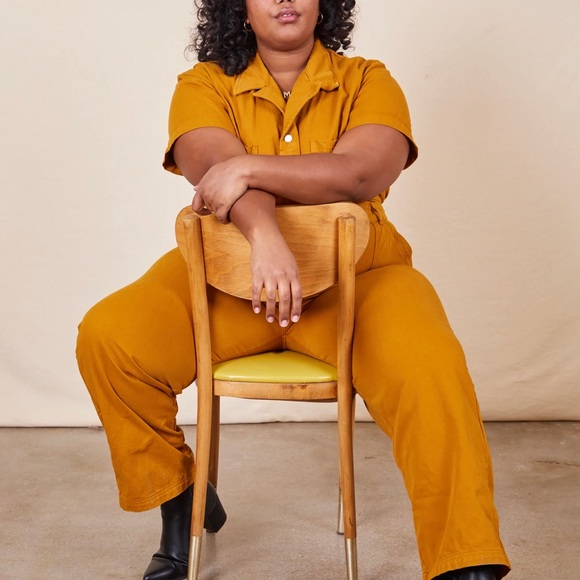 Big Bud Press Pants - NWT Rare, Unworn Mustard Big Bud Press Short Sleeve Jumpsuit 3x